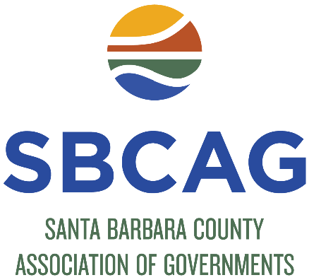 Logo with a circular icon above the text 