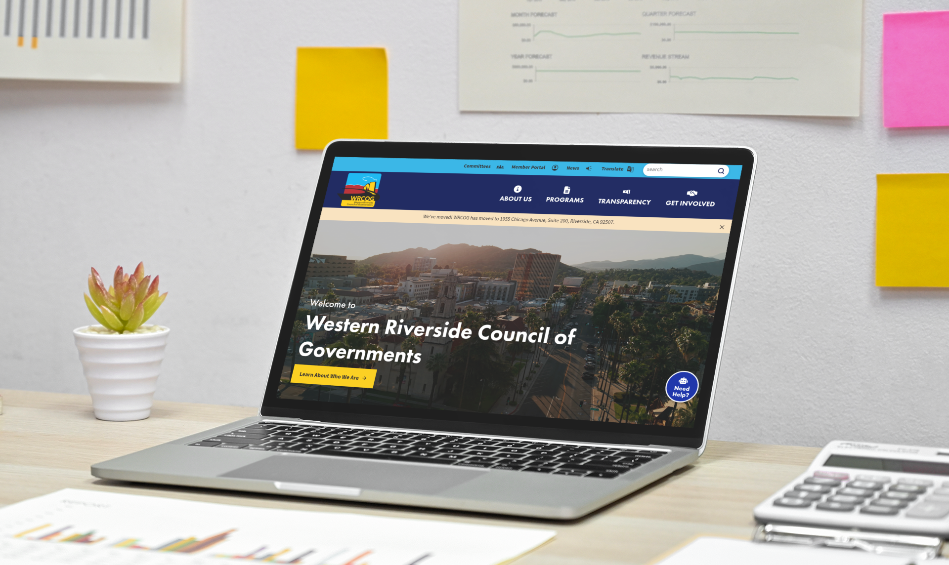Western Riverside Council of Governments new website